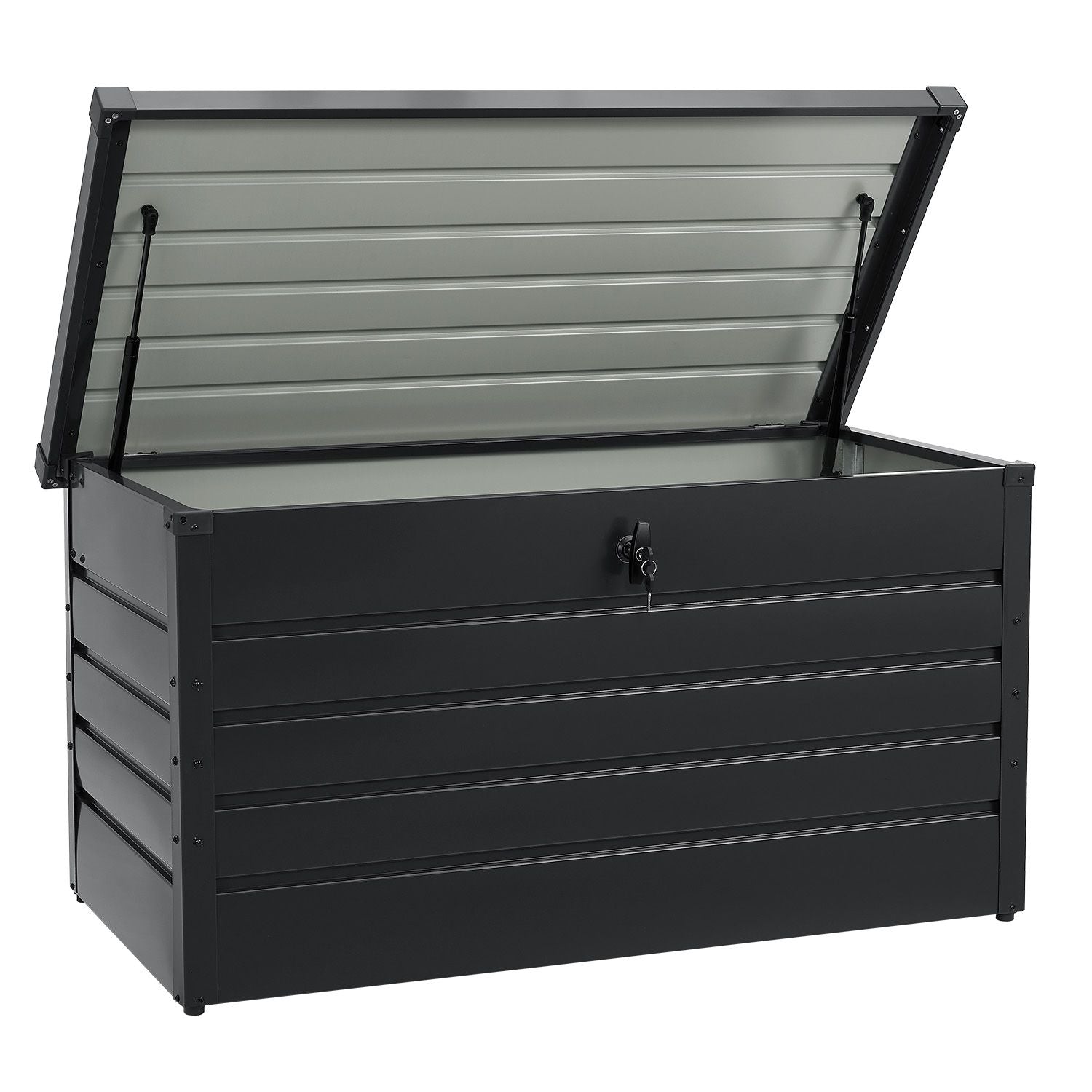 Metalen Opbergbox / Kussenbox Limani - 380 Liter - Antraciet – Hosel