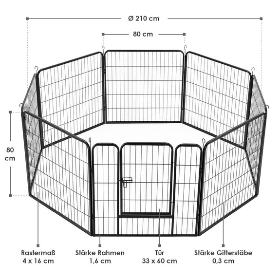 Metalen puppyren - 8-delig - Afbeelding 14