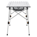 Vouwbare en inklapbare Campingtafel Picco - Aluminium - 90 x 50 x 67 cm Vouwbare en inklapbare Campingtafel Picco - Aluminium - 90 x 50 x 67 cm