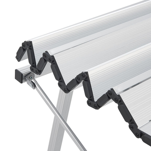 Vouwbare en inklapbare Campingtafel Picco - Aluminium - 90 x 50 x 67 cm - Afbeelding 7