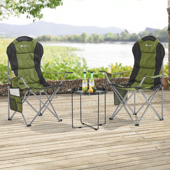 Inklapbare Campingstoel / Vouwstoel Lido - Groen - Incl. Opbergtas - Afbeelding 2