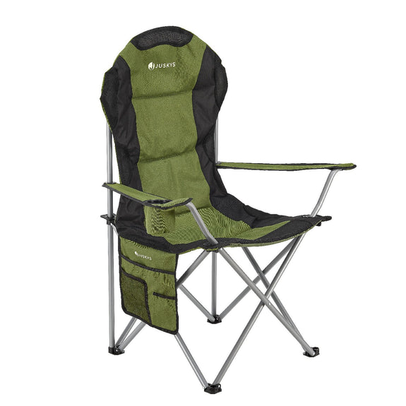 Inklapbare Campingstoel / Vouwstoel Lido - Groen - Incl. Opbergtas - Afbeelding 1