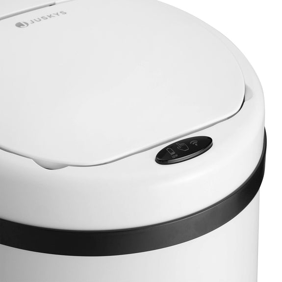 Automatische Prullenbak / Afvalemmer / Sensorprullenbak - 30 Liter - Wit - Rond - Afbeelding 8