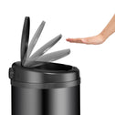 Automatische Prullenbak / Afvalemmer / Sensorprullenbak - 30 Liter - Zwart - Rond Automatische Prullenbak / Afvalemmer / Sensorprullenbak - 30 Liter - Zwart - Rond