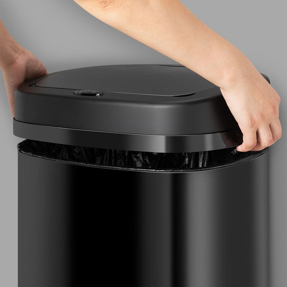 Automatische Prullenbak / Afvalemmer / Sensorprullenbak - 50 Liter - Zwart - Rechthoek - Afbeelding 7