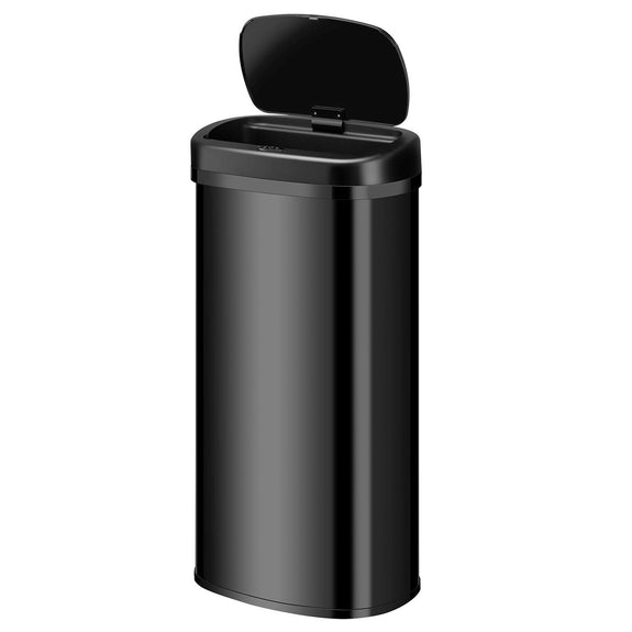 Automatische Prullenbak / Afvalemmer / Sensorprullenbak - 70 Liter - Zwart - Rechthoek - Afbeelding 1