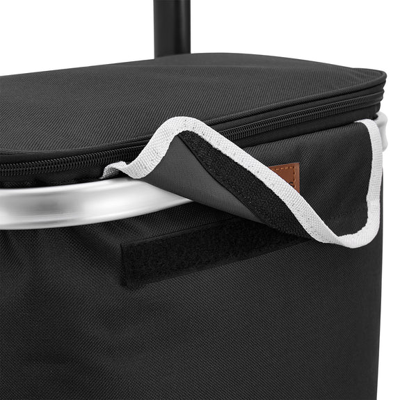 3in1 boodschappentrolley 56L - Voor Trappen - Zwart - Afbeelding 14