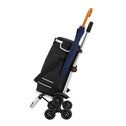 3in1 boodschappentrolley 56L - Voor Trappen - Zwart 3in1 boodschappentrolley 56L - Voor Trappen - Zwart