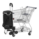 3in1 boodschappentrolley 56L - Voor Trappen - Zwart 3in1 boodschappentrolley 56L - Voor Trappen - Zwart