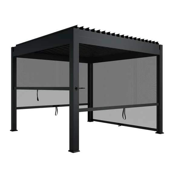 Pergola / Lamellendak - Tahiti - 3x3 m - Antraciet - Afbeelding 2