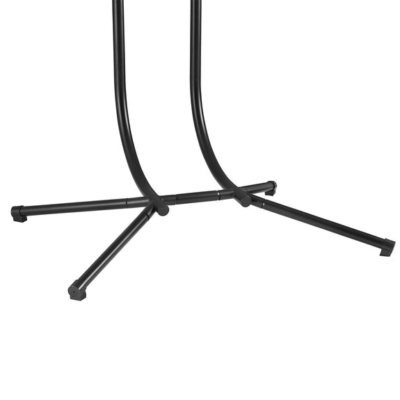 Polyrotan Dubbele Hangstoel Aria - Beige - Incl. Onderstel & Kussens - Afbeelding 16