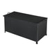 Polyrotan kussenbox Zwart 117x53x60cm met 2 Wielen