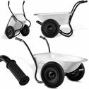 Kruiwagen met 2 luchtbanden - 100 liter - 150 kg