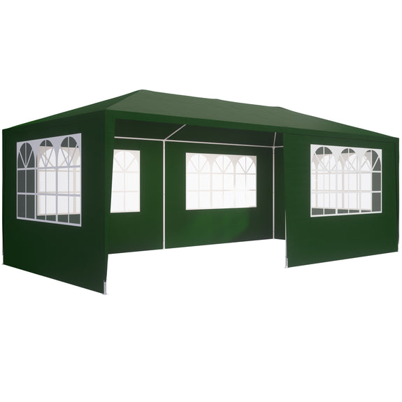 Partytent / Feesttent Rimini - Groen - 3x6m - UV-bescherming 50+ - Afbeelding 1