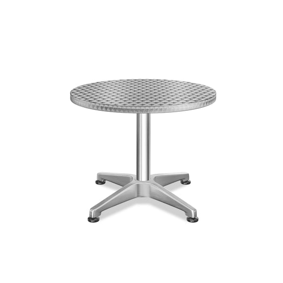 In hoogte verstelbare statafel Ø 60 cm - zilver - Afbeelding 3