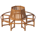 Ronde boombank van eucalyptushout Ø 160 cm