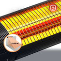 Elektrische terrasverwarmer MZH3000 - 3000 W - zwart