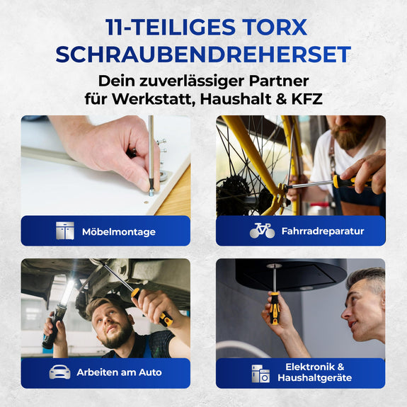 Torx schroevendraaierset 11-delig - Afbeelding 6