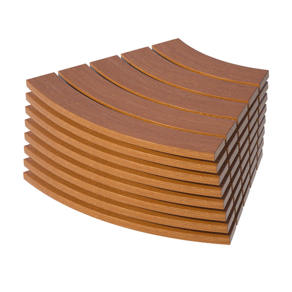 Ronde boombank van eucalyptushout Ø 160 cm - Afbeelding 8