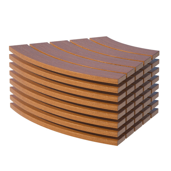 Ronde boombank van eucalyptushout Ø 160 cm - Afbeelding 5