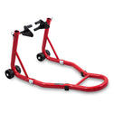 Motorstandaardset voor en achter tot 250 kg, rood