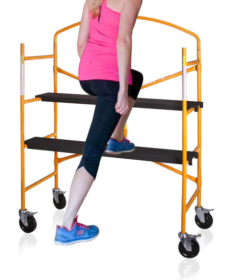 Werkplatform / kamersteiger - 110 x 153 x 53.5 cm - 4 hoogtes - Afbeelding 2