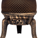 Tuinhaard / Buitenhaard - Gietijzer - 112cm - Buitenhaard met grillrooster
