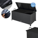 Kussenbox / Opbergbox - Polyrotan - 117x53x60cm - Incl. 2 Wielen