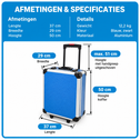 Gereedschapskist / trolley - 1200-delig - Incl. koffer