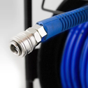 Persluchtslanghaspel - 30 meter - Handmatig - 1/4 inch aansluiting - Blauw