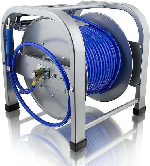 Persluchthaspel - 30m - blauw - Afbeelding 3