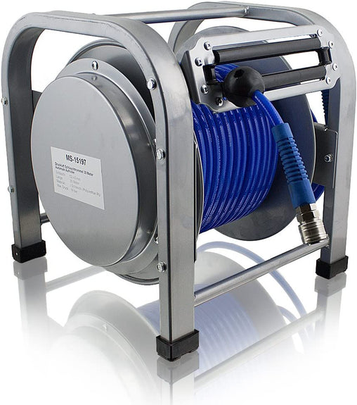Persluchthaspel - 30m - blauw - Afbeelding 5