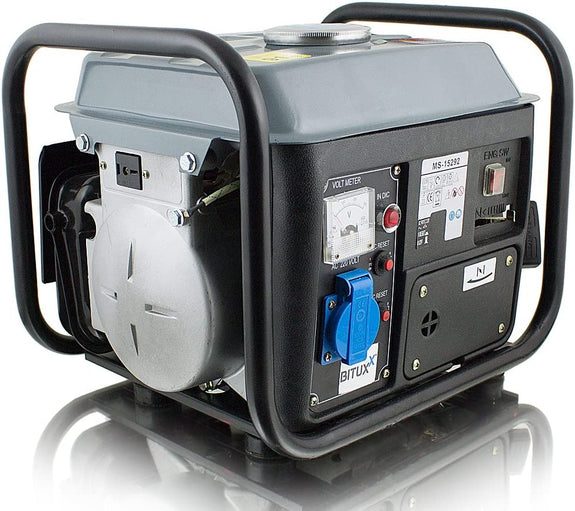 Benzine noodstroom aggregaat generator - 850 Watt - 4,2 Liter - Afbeelding 2