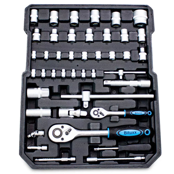 BITUXX - Gereedschapskofferset / Gereedschapskist / Gereedschapswagen - XL - 1200 delig - Afbeelding 8
