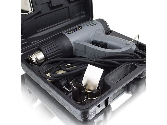 Heteluchtpistool / Verfafbrander - 2000 Watt - Incl. Koffer & Accessoires - Afbeelding 2