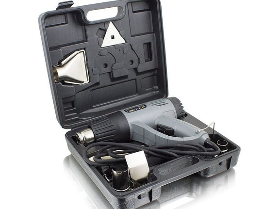 Heteluchtpistool / Verfafbrander - 2000 Watt - Incl. Koffer & Accessoires - Afbeelding 1