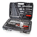 Doppen- en bitset - Incl. ratels / steeksleutels - 215-delig