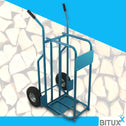 BITUXX - Brandhoutkar - Houtkar - steekwagen - Blauw