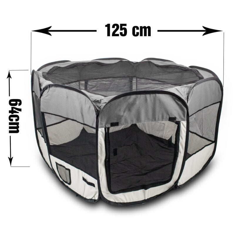 Puppybox - Dierenbox - Opvouwbaar - Hond/Kat - Groen