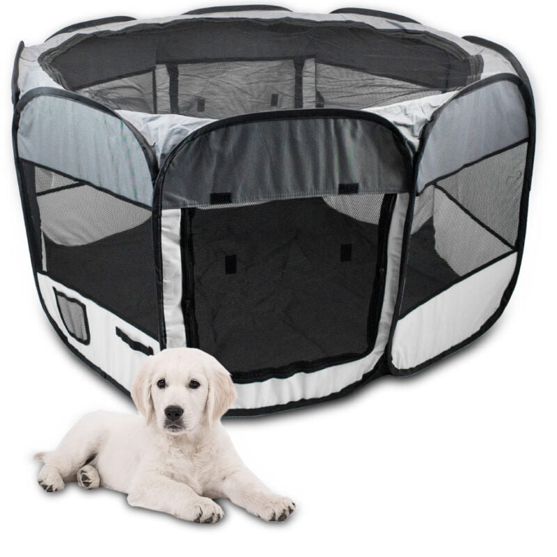 Puppybox - Dierenbox - Opvouwbaar - Hond/Kat - Groen