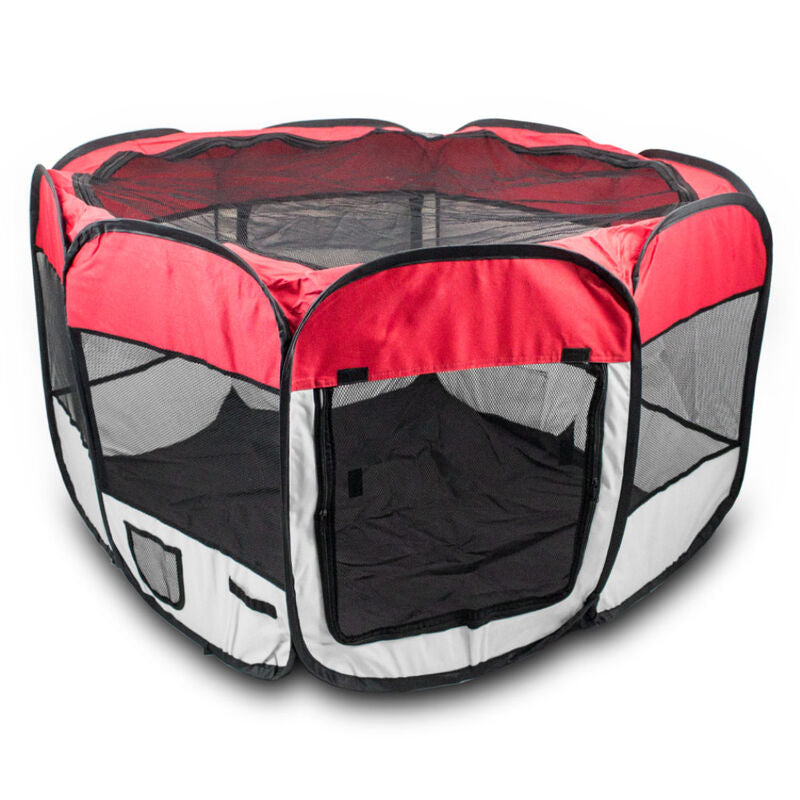 Puppybox - Dierenbox - Opvouwbaar - Hond/Kat - Groen