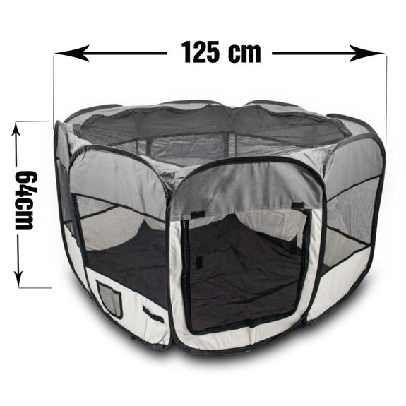 Puppybox - Dierenbox - Opvouwbaar - Hond/Kat - Groen - Afbeelding 2