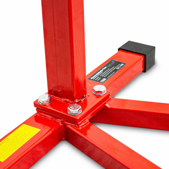 Motorstandaard voorwiel zwart / rood - Afbeelding 3