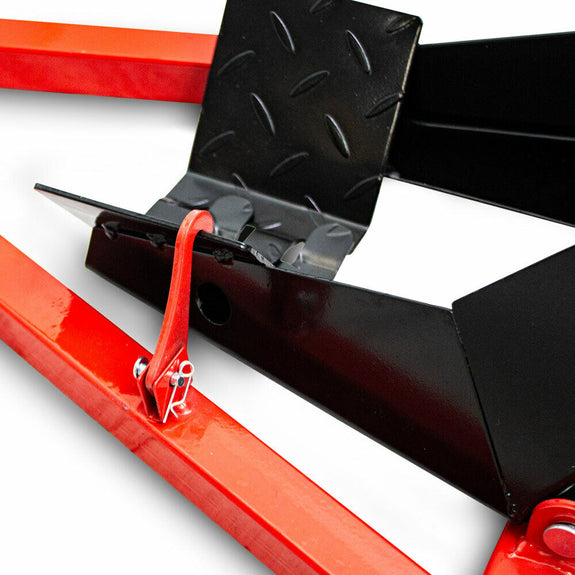Motorstandaard voorwiel zwart / rood - Afbeelding 8