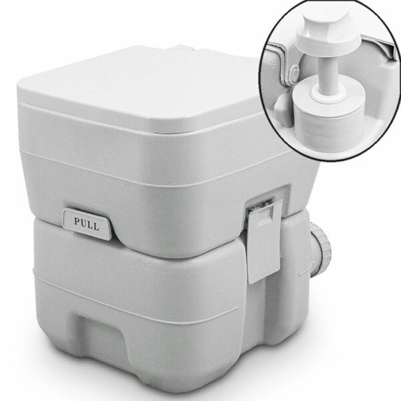 Campingtoilet / Reistoilet - Met zuigerpomp - 20L - Afbeelding 1