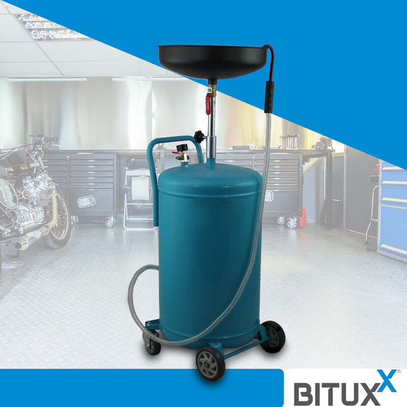 BITUXX - Olieopvangwagen / Olieopvangapparaat - 80L - Afbeelding 2