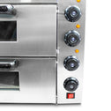 Pizzaoven / Pizzamaker - Dubbele oven - Elektrisch - 3000 watt