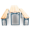 Inklapbare houten bierbank / biertafel - 220 cm - Incl. 2 banken