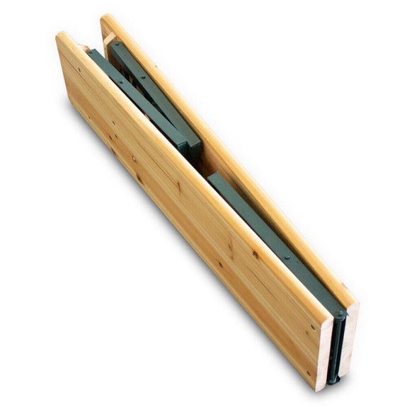 Inklapbare houten bierbank / biertafel - 220 cm - Incl. 2 banken - Afbeelding 6