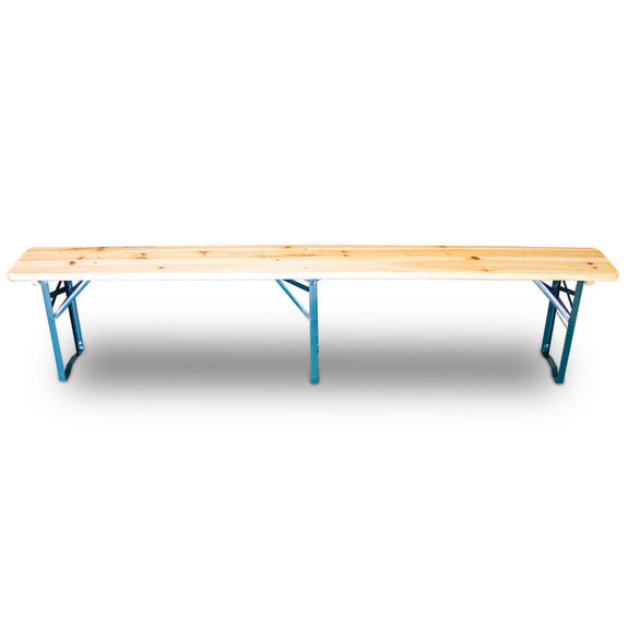 Inklapbare houten bierbank / biertafel - 220 cm - Incl. 2 banken - Afbeelding 8